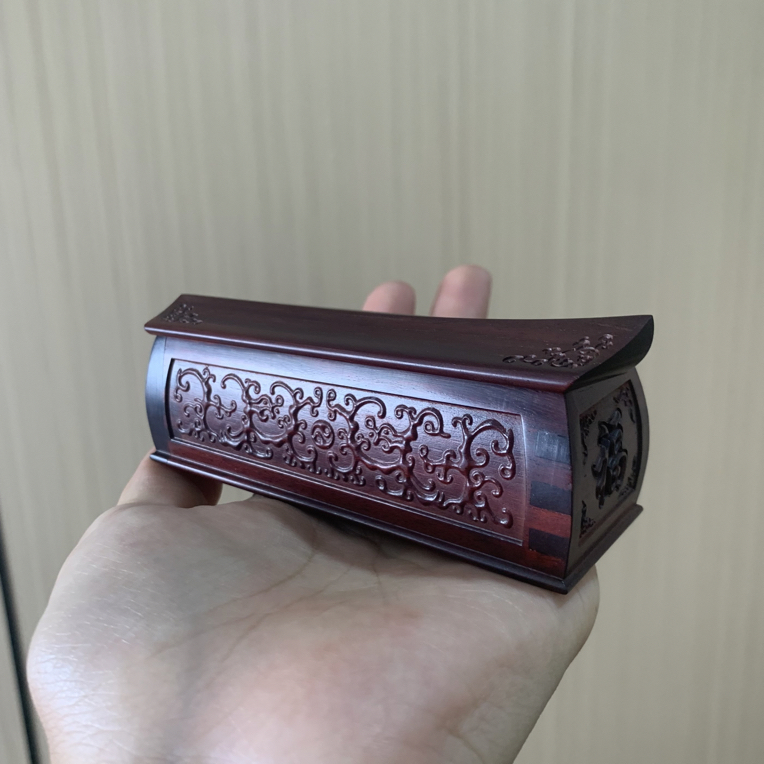 店庆上海之行虫具升官发财老红木10*3.3*3.8