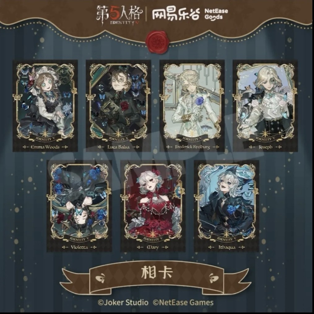 【第五人格卡牌系列】标本画廊/演绎之星小卡/音乐拍立得