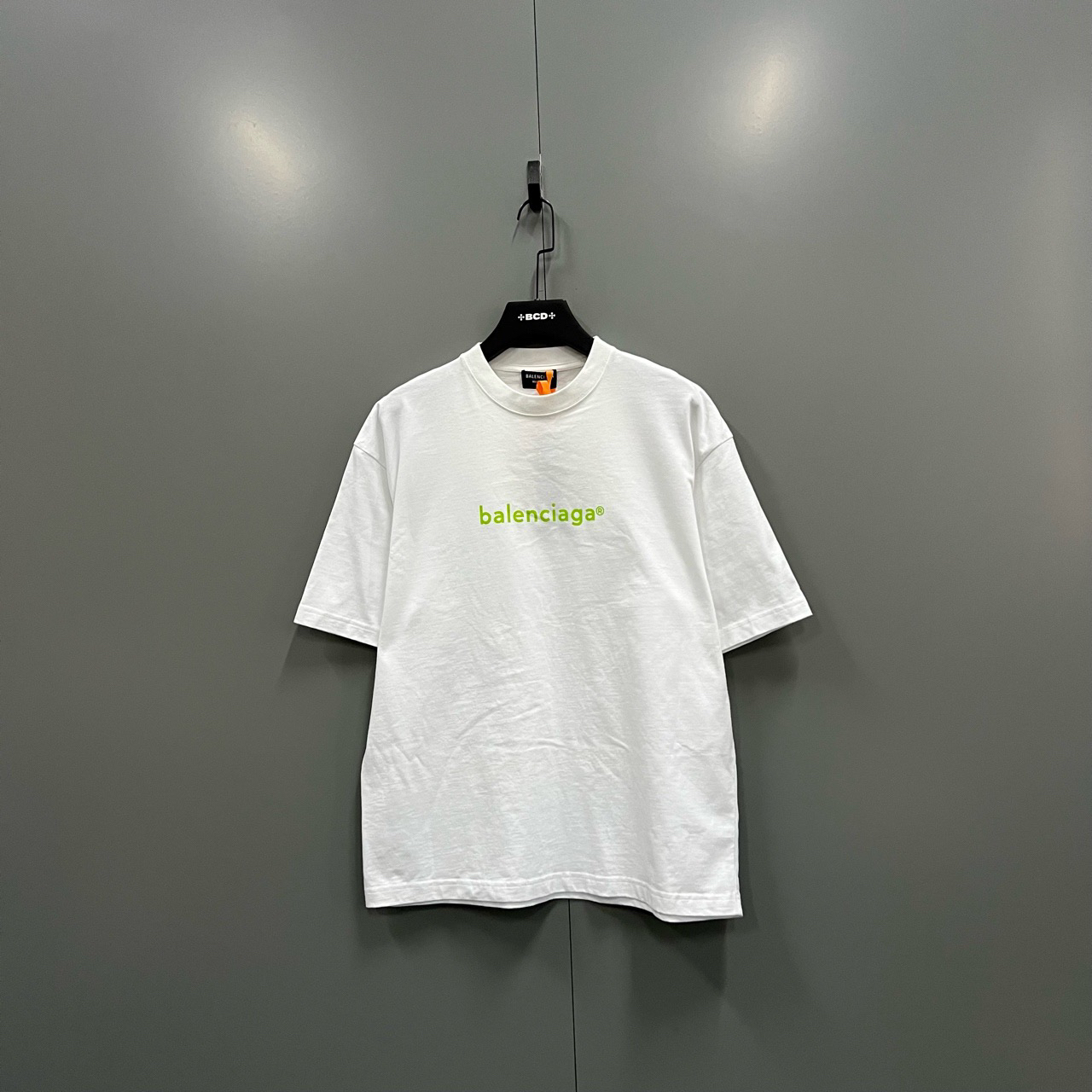 95新 Balenciaga/巴黎世家 （bb）203 正面logo印花短袖 M码/5000