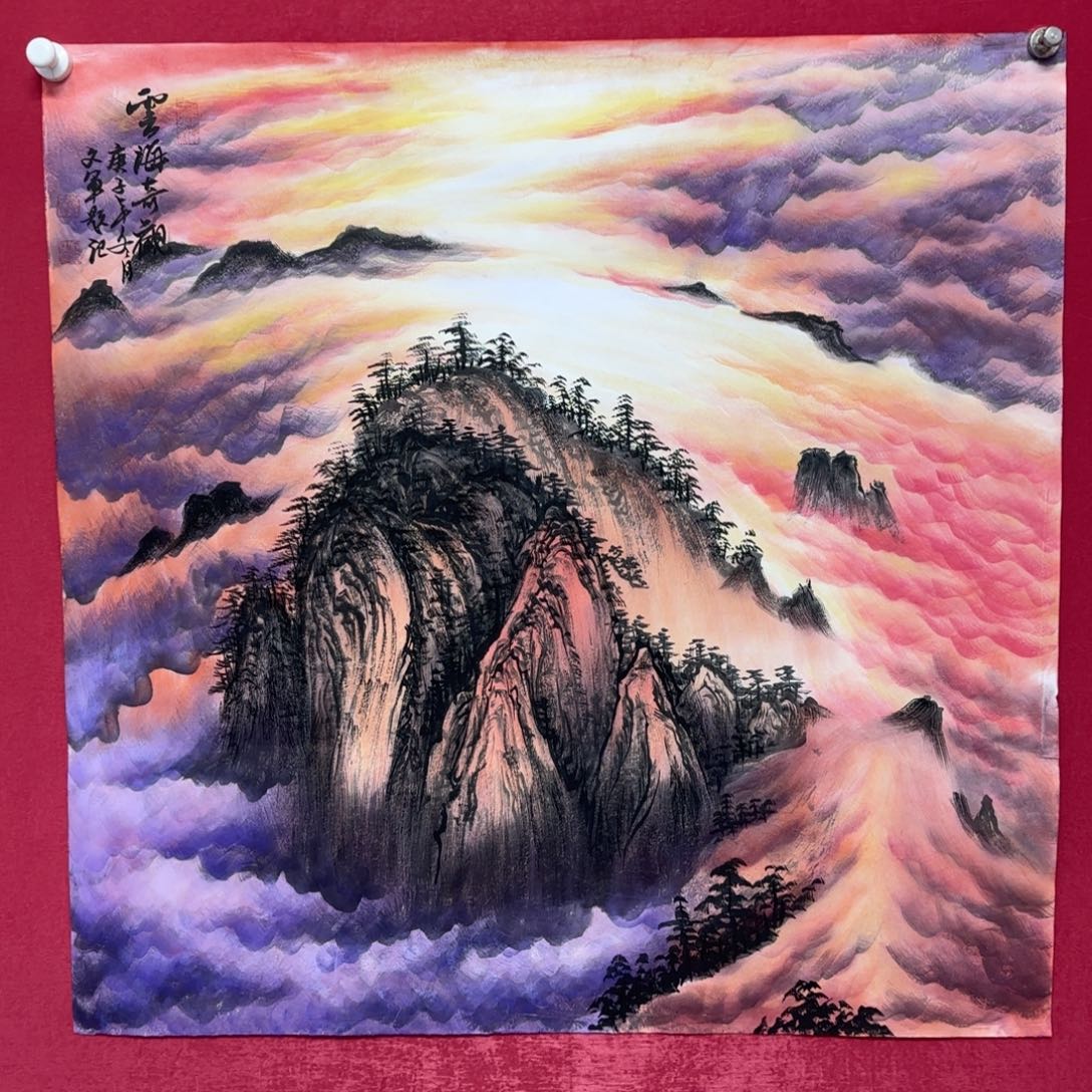国画国画李文军国画精品
