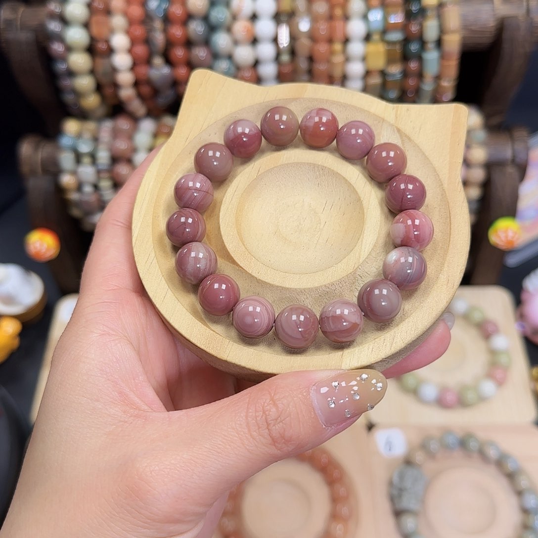 玛瑙/玉髓手串未镶嵌18