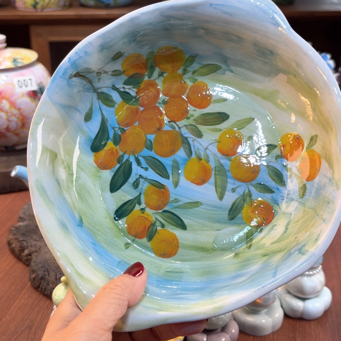 景德镇手绘高温釉下彩陶瓷茶具