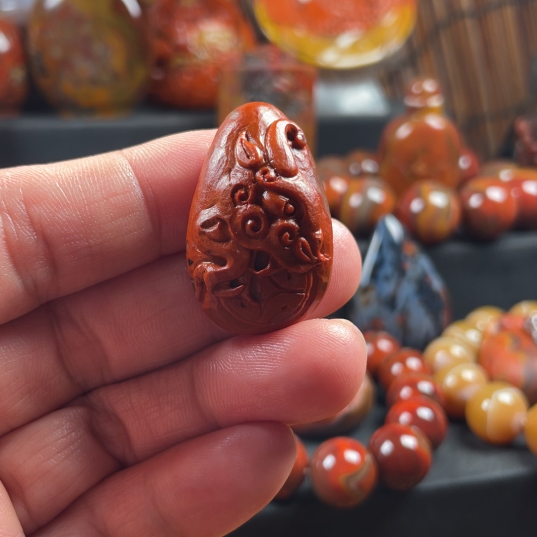 未镶嵌玛瑙/玉髓珠宝半成品