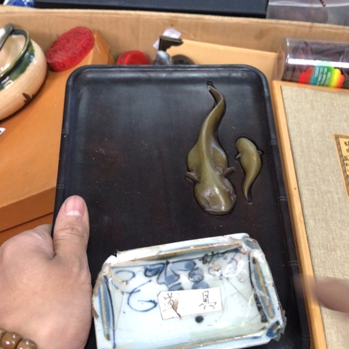 陶瓷孤品单件车里拍