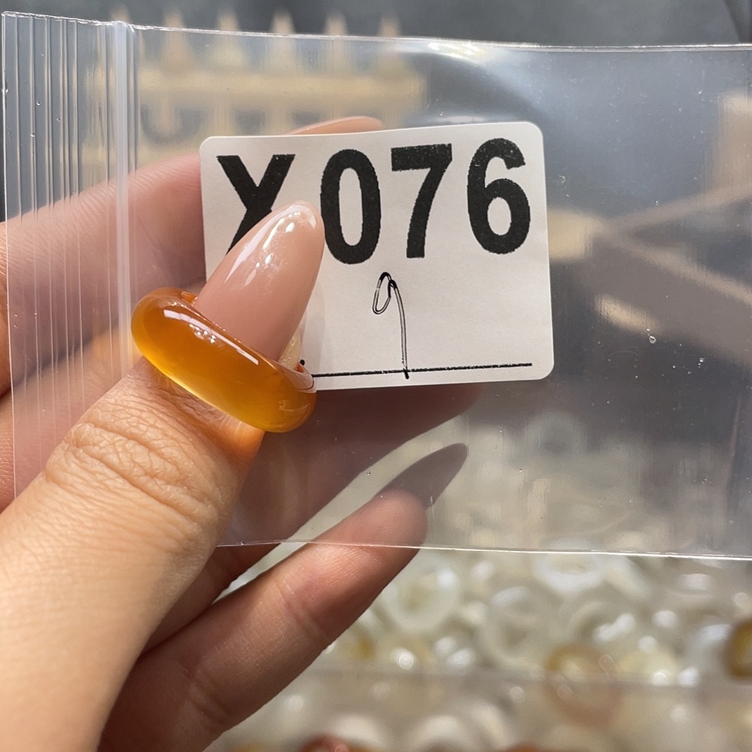 玛瑙/玉髓未镶嵌戒指076