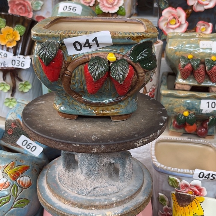 粗陶材质多肉花盆