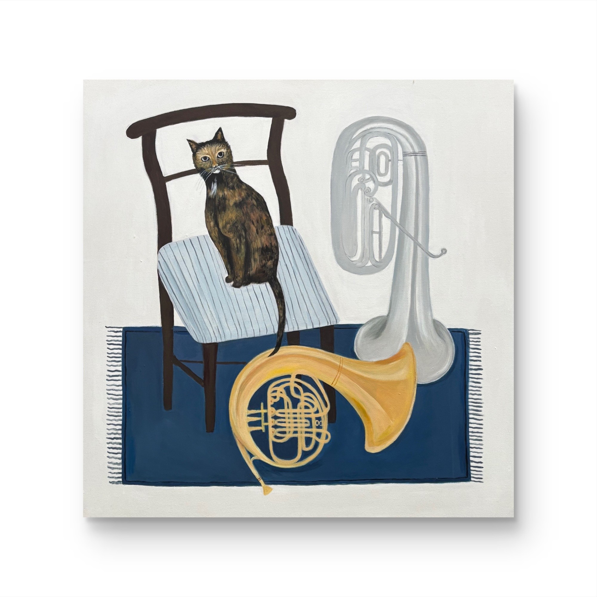 【音痴猫】孤品 “90*90” No.253 纯手绘装饰画