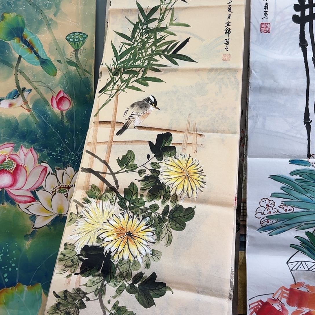 纯手绘国画作品好看