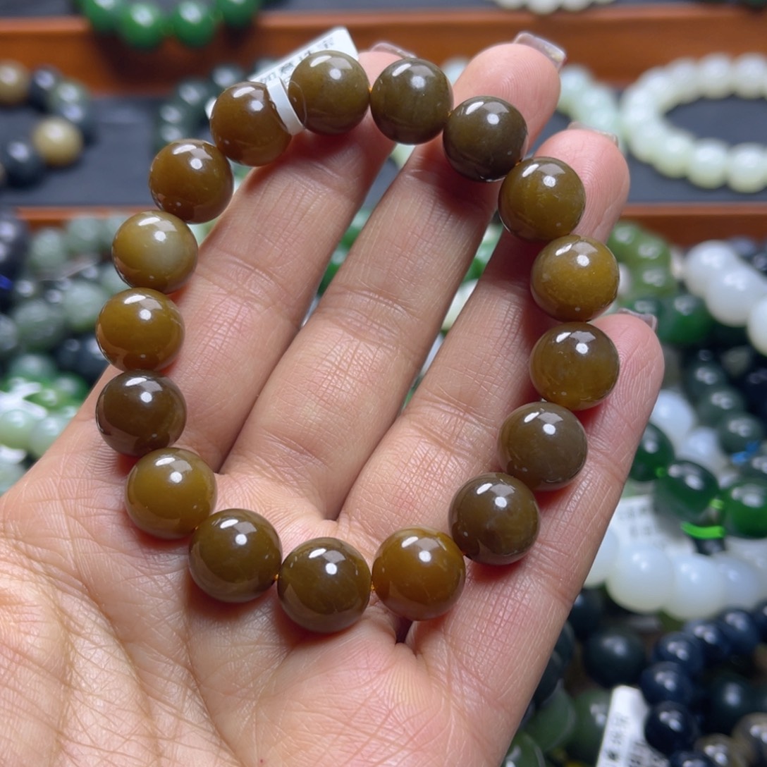 和田玉未镶嵌手链