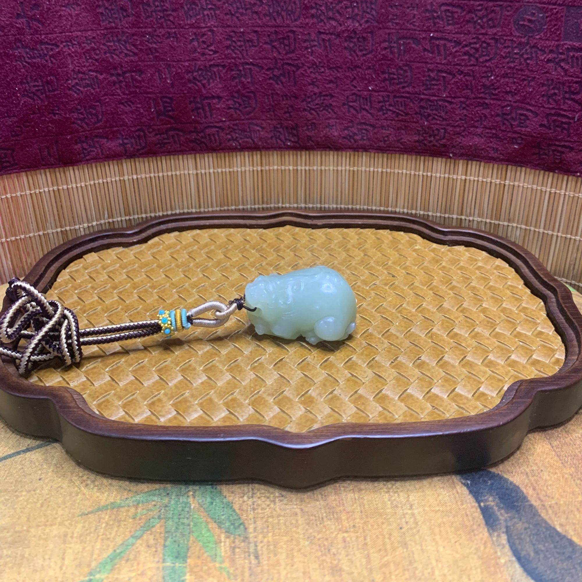 Z和田玉貔貅吊坠1481