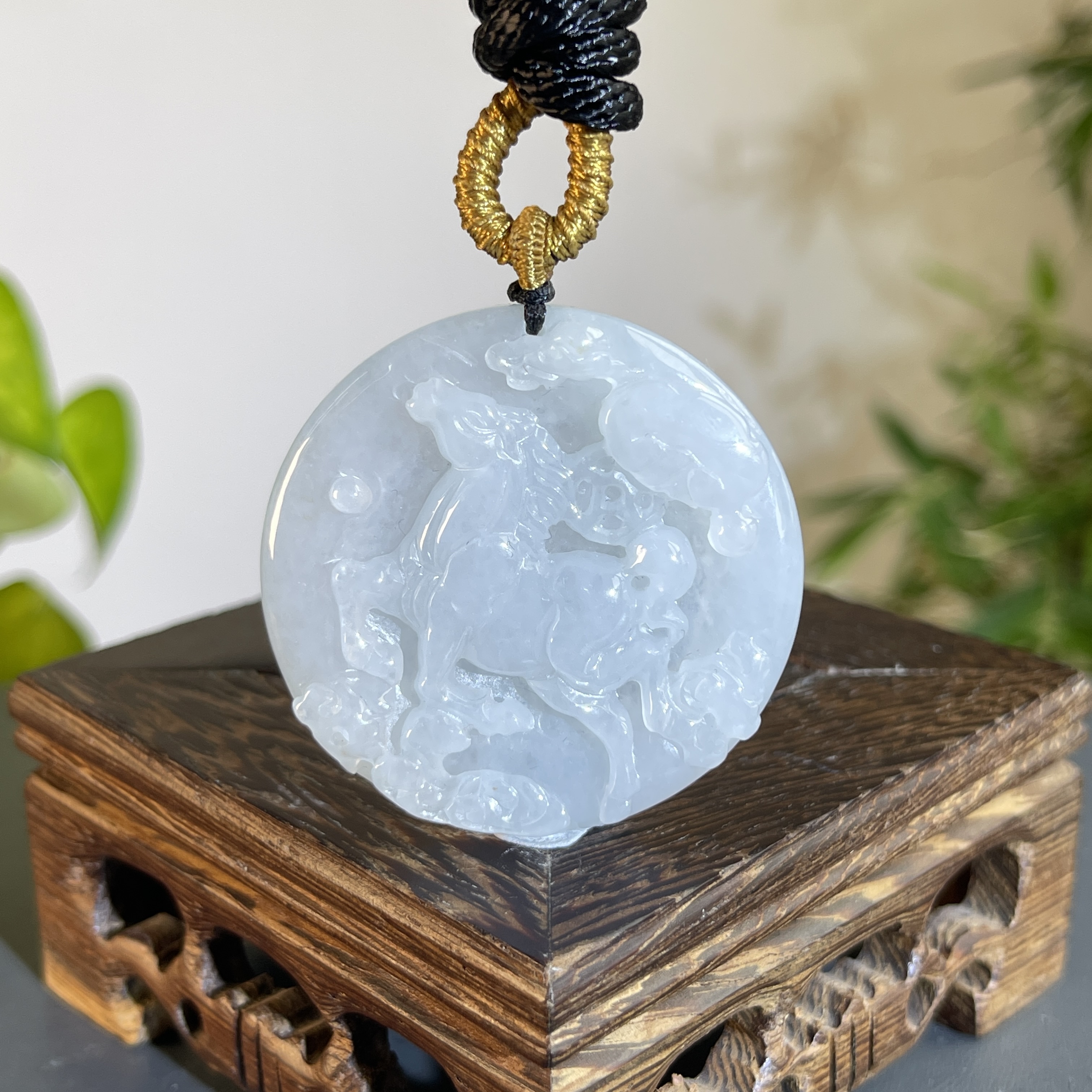 JXB08-65 天然缅甸A货翡翠  马上有钱