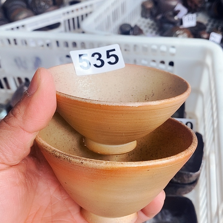 紫砂茶杯柴烧纯手工535