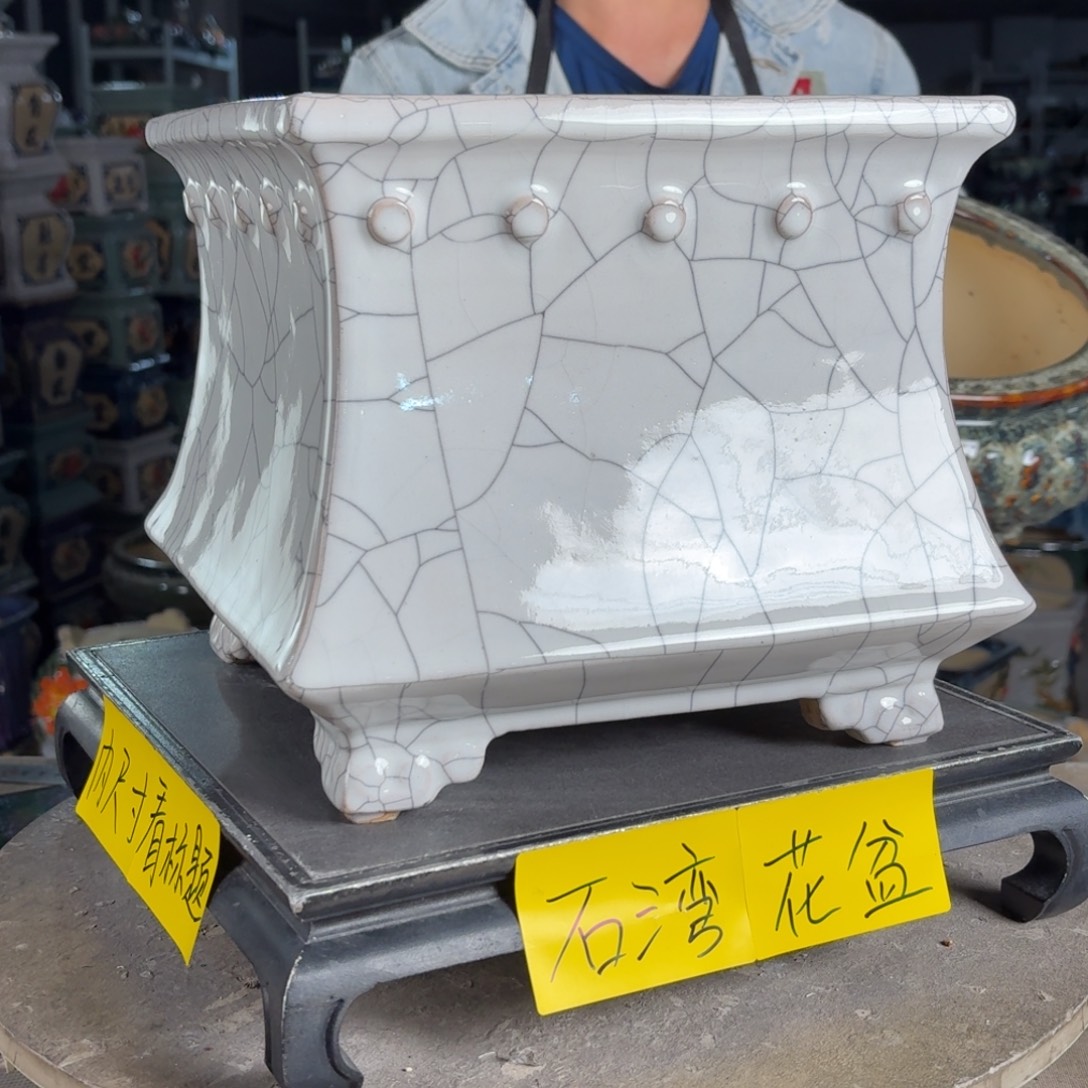 一风堂石湾花盆 内19*19缝隙