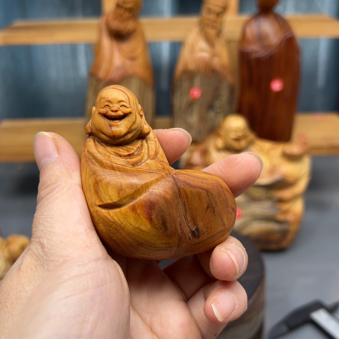 柏木崖柏木摆件手把件，68