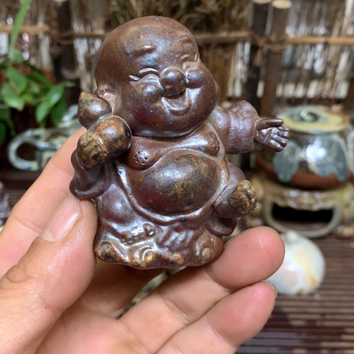 紫砂茶壶唐*阳纯自然高温裸柴烧