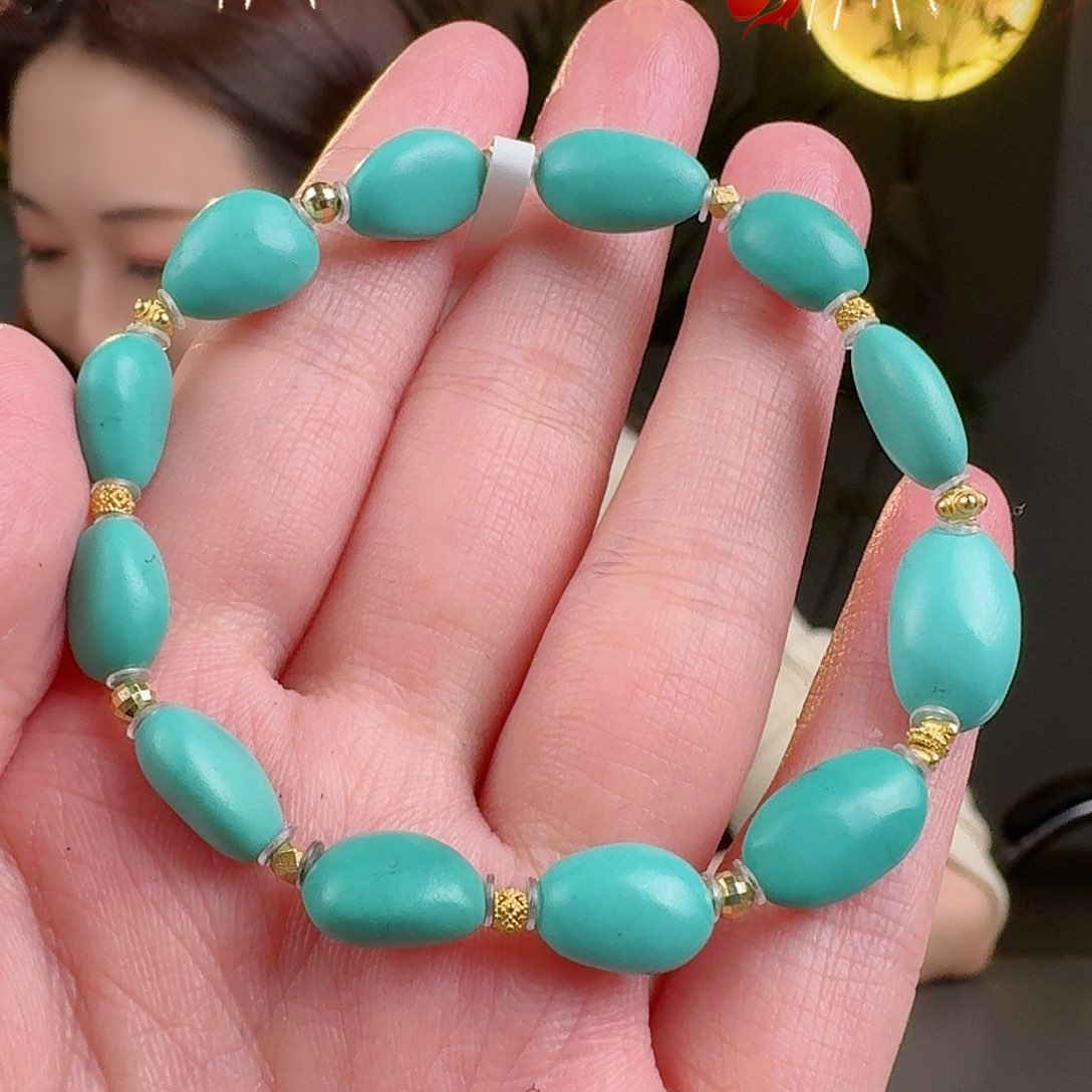 绿松石珠宝奇石未镶嵌