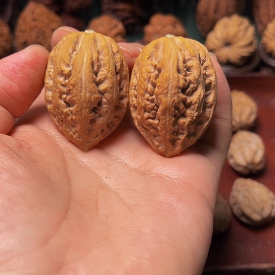 文玩核桃吊坠虚*蜥蜴纹