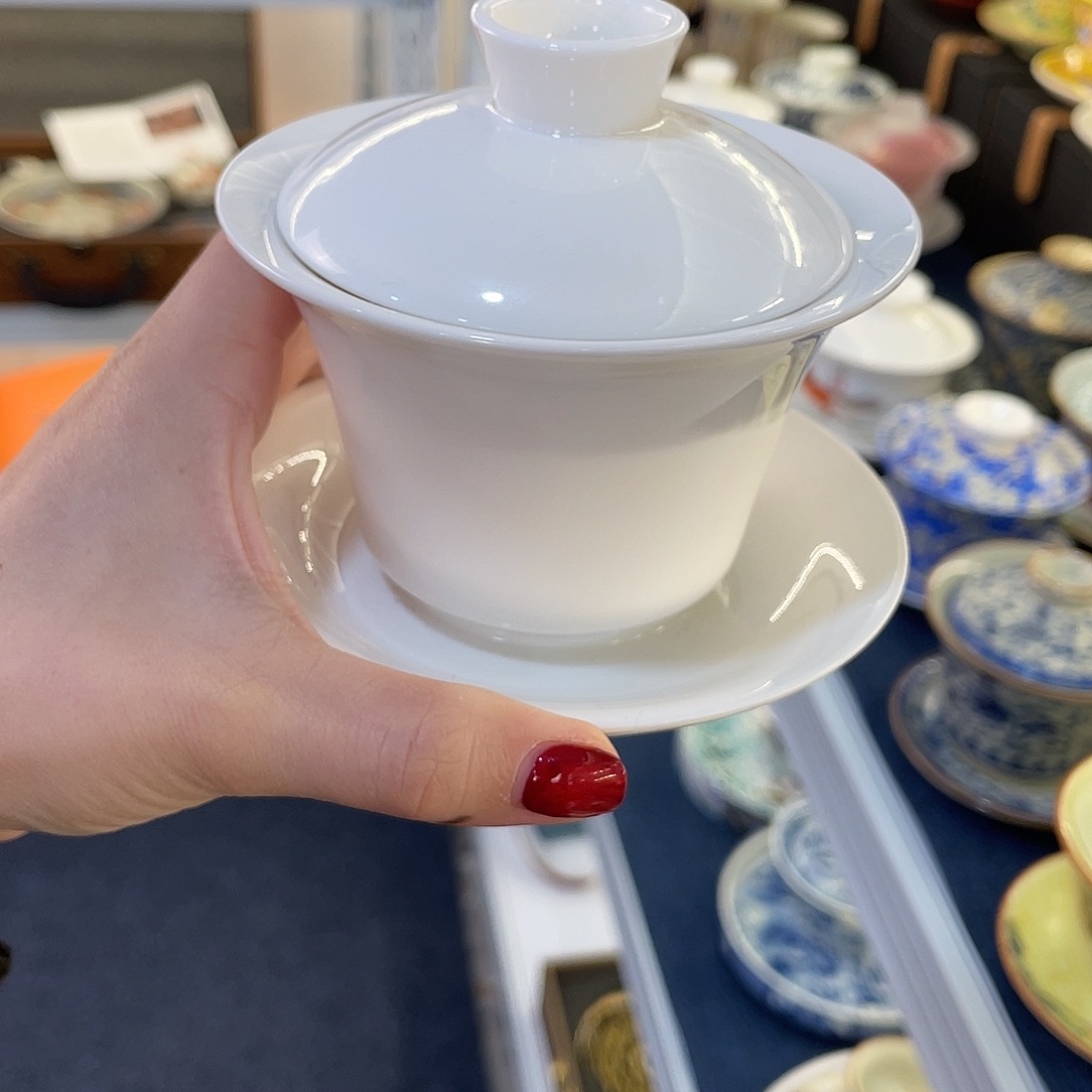 陶景德陶瓷盖碗茶具