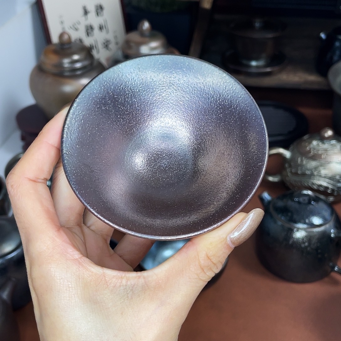 起****云南建水紫陶柴烧杯子