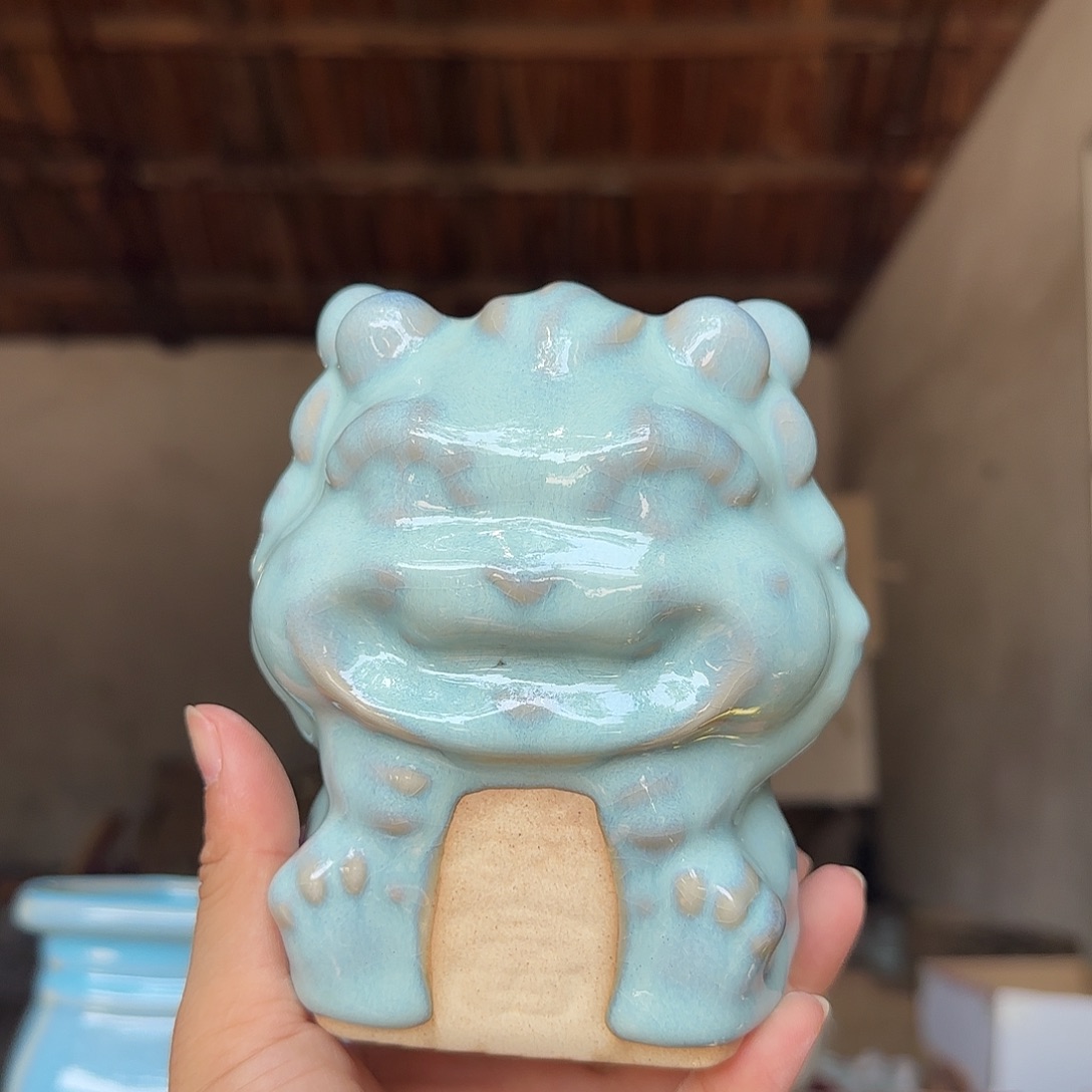 摆件郑家钧瓷摆件微瑕