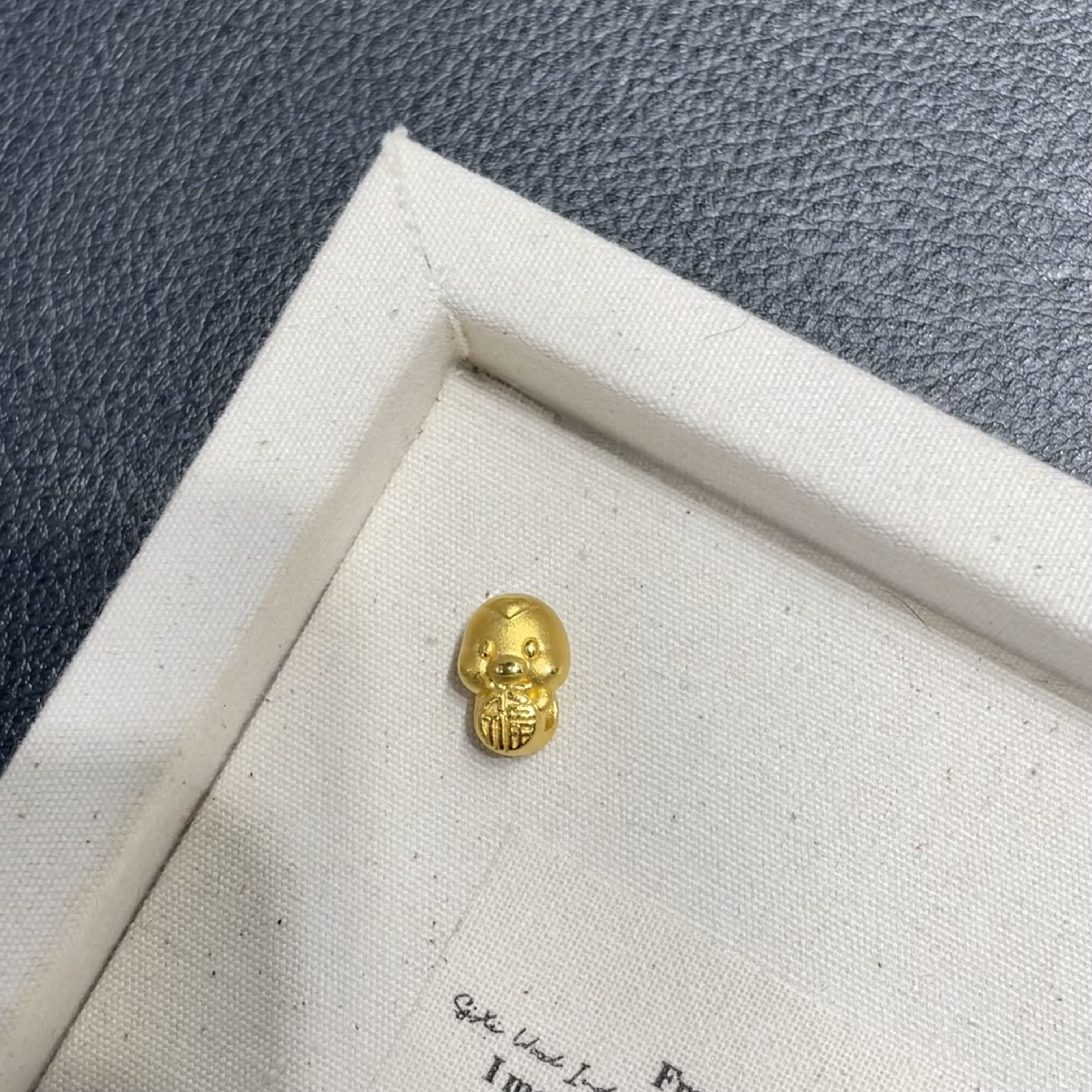 足金999抱福小蛇转运珠时尚可爱送本命年