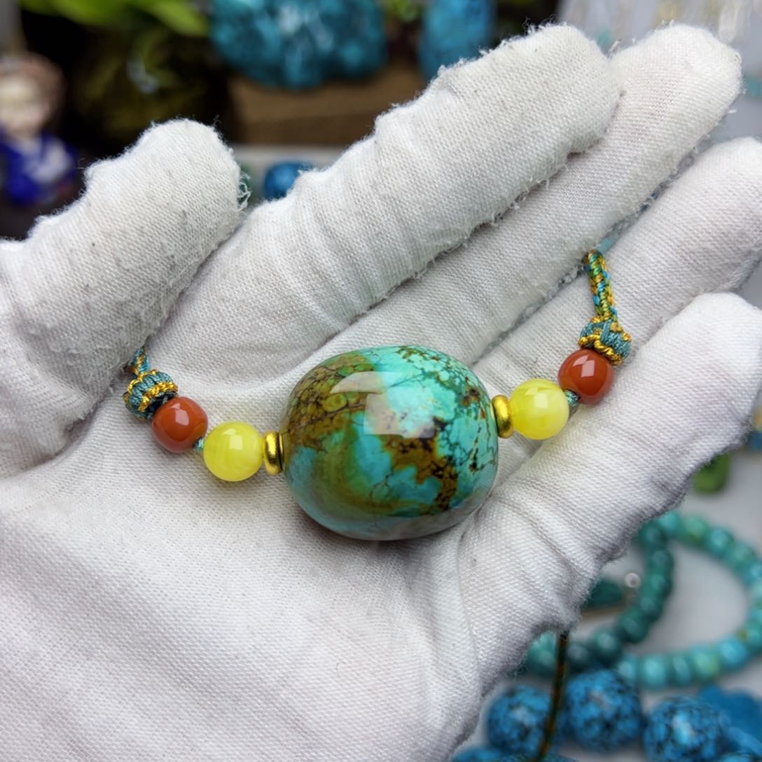 绿松石珠宝奇石未镶嵌