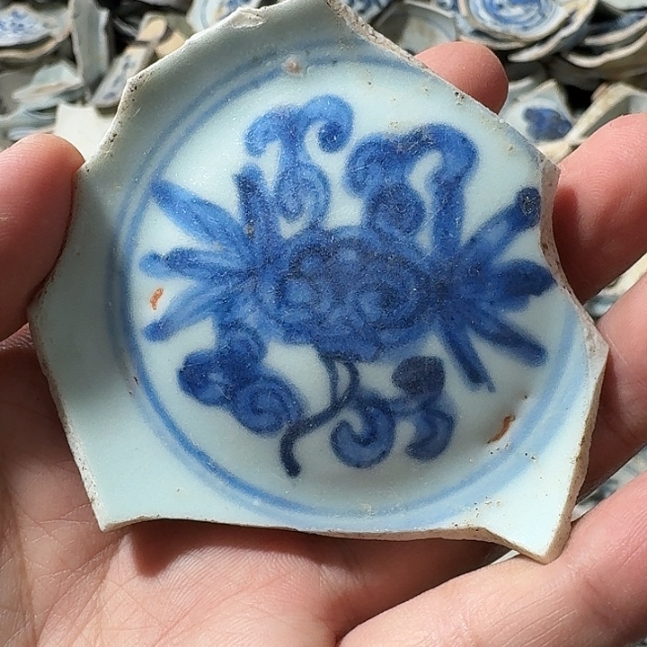 夜***廊瓷片瓷片标本，顺丰包邮