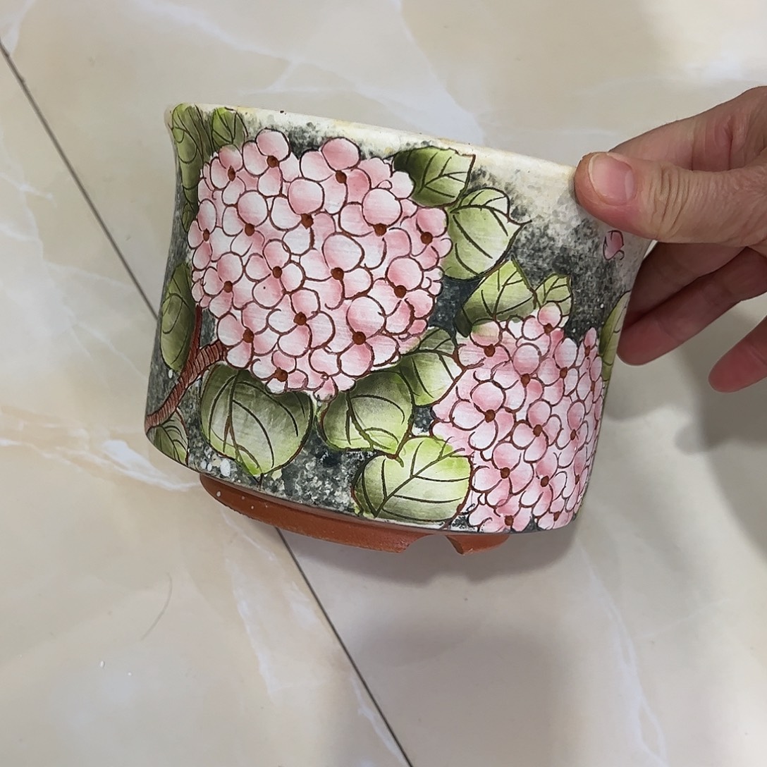 景德镇炫彩手绘口16高12