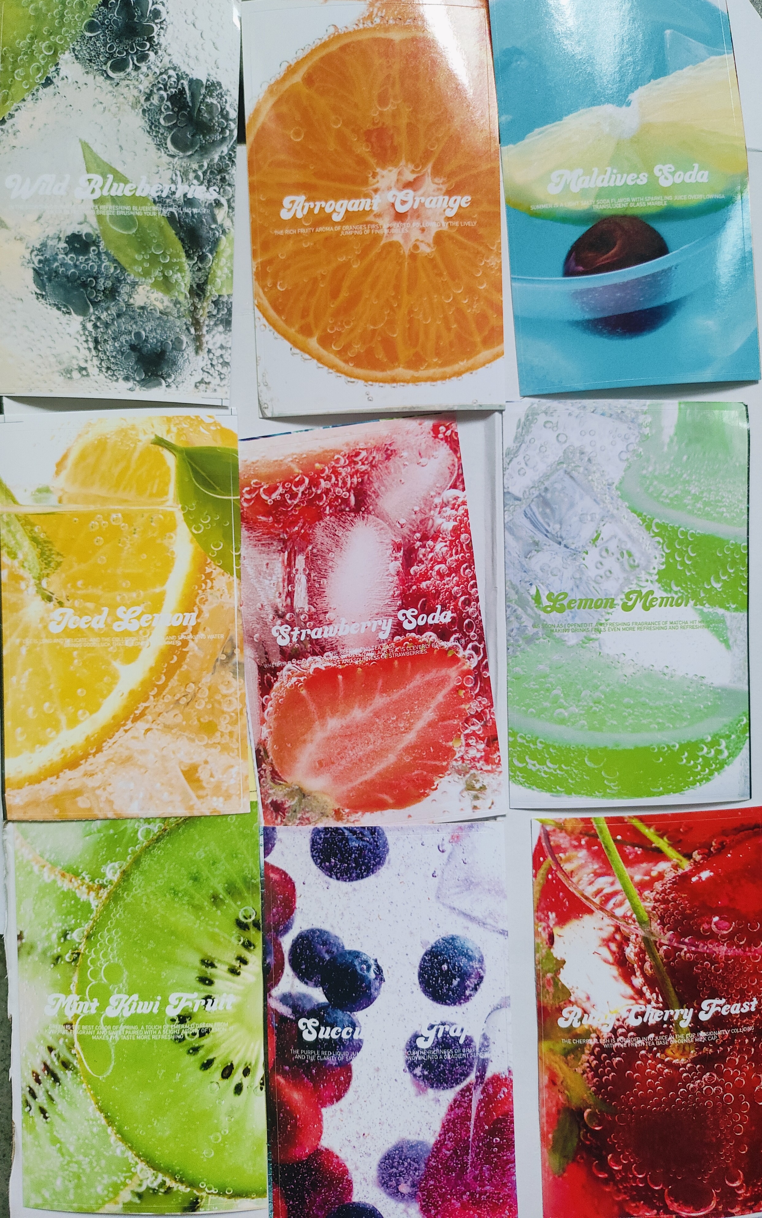 封口贴水果系列all in 下单即送40p礼物贴