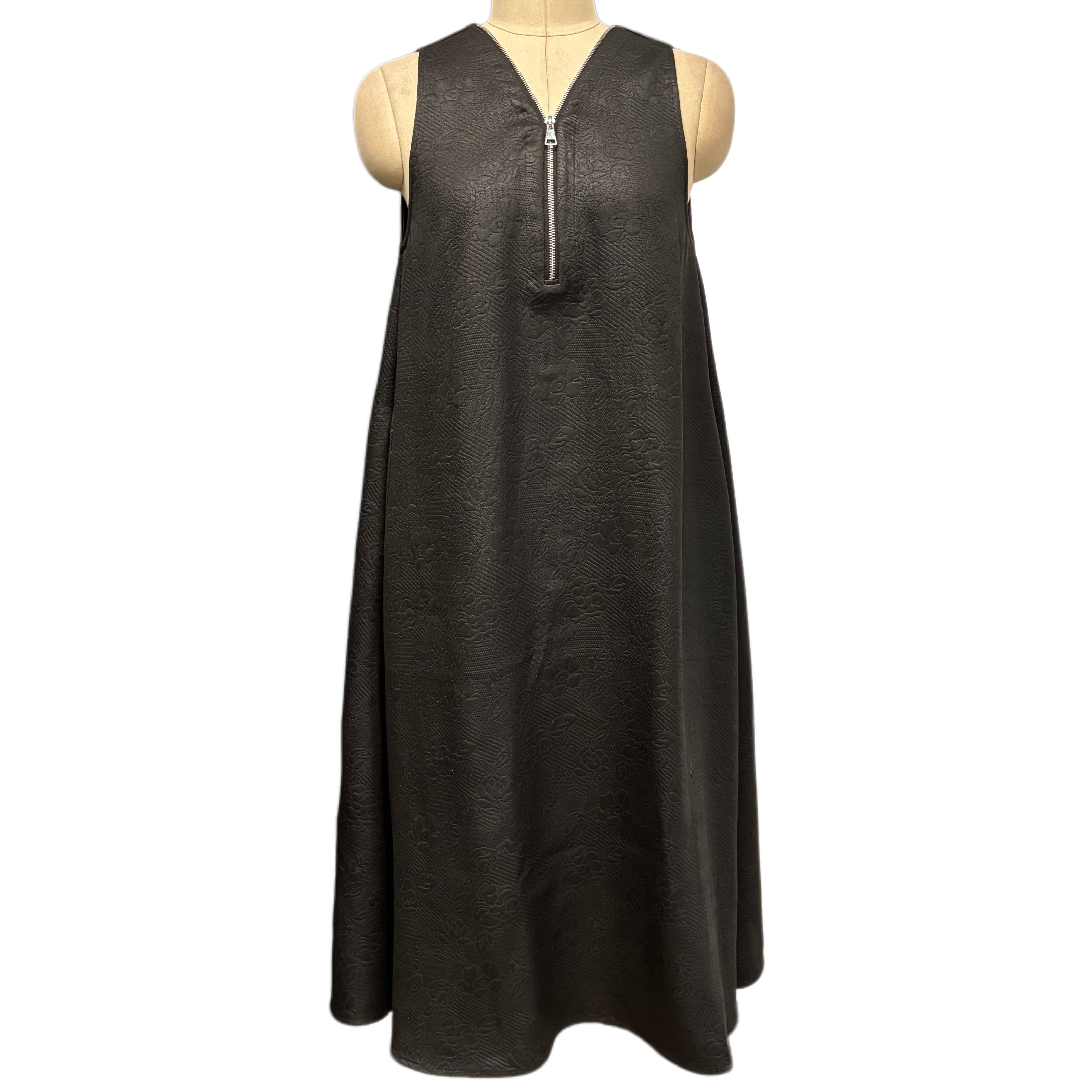 【天莨阁】原创 原色柞蚕丝 太阳花 香云纱背心裙 裙长120