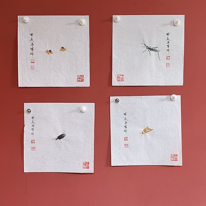 国画冯伟老师手绘国画作品音浩