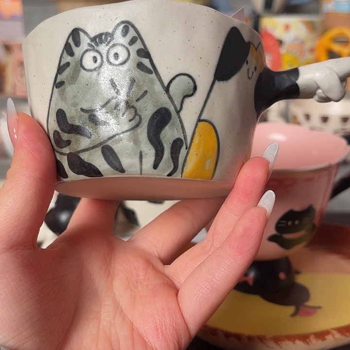 景德镇陶瓷可爱手绘杯