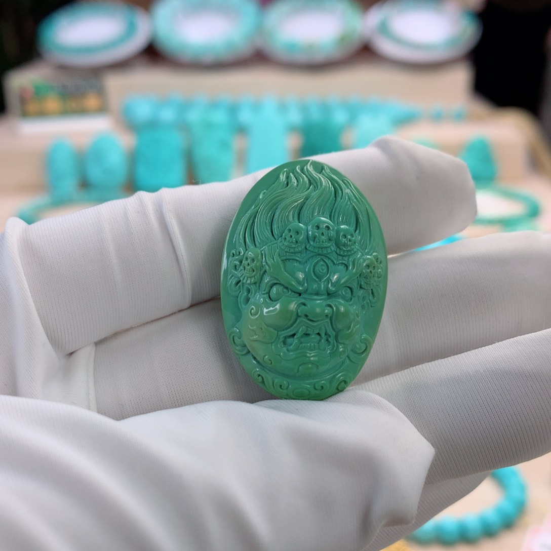 绿松石挂件未镶嵌