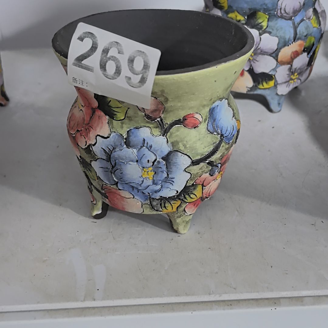 红泥花盆景德镇花盆