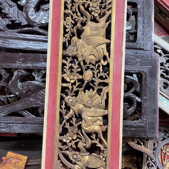 特***苏香榧木老木雕花板老木雕花板