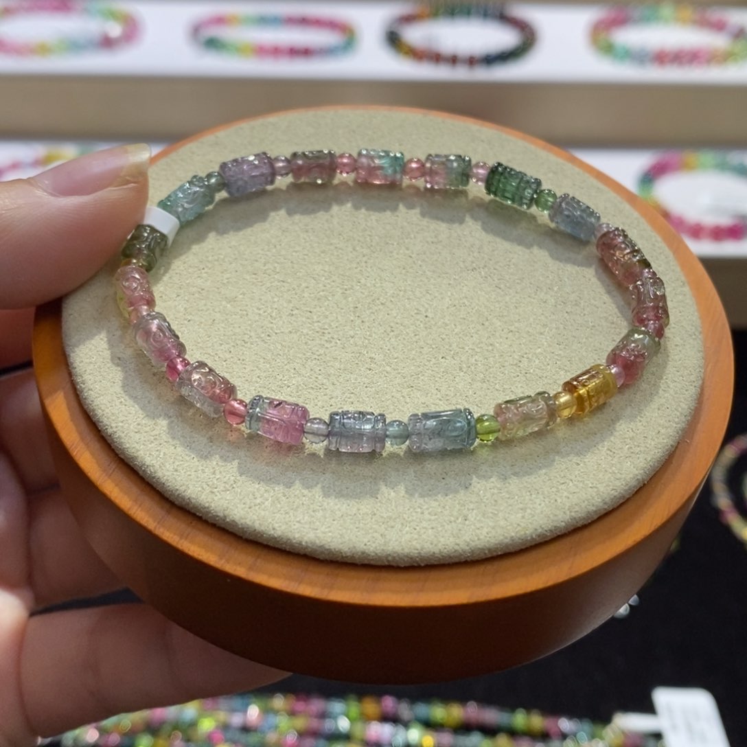 【闪购商品】碧玺手串未镶嵌两天看货期