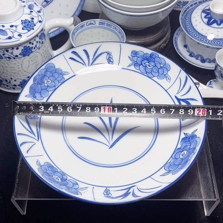 碗手绘木棉花八寸盘