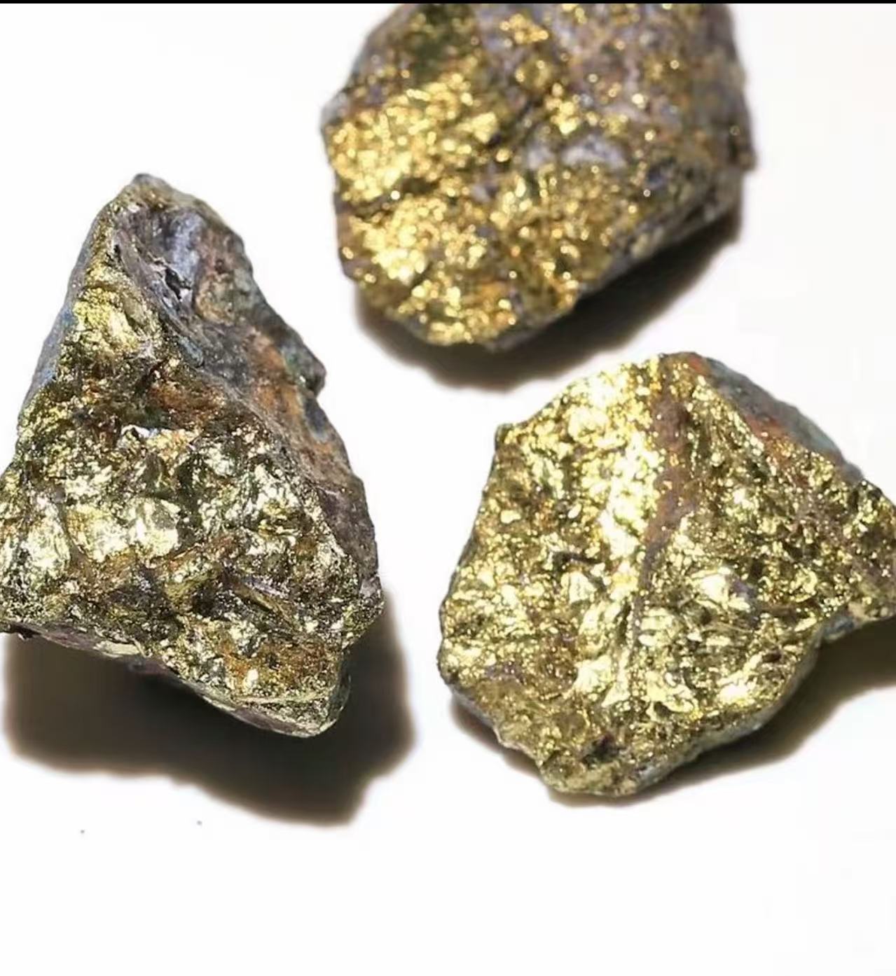 合金石英石手链 合金石英石手链 精品天然金矿石碎石块碎石原矿石