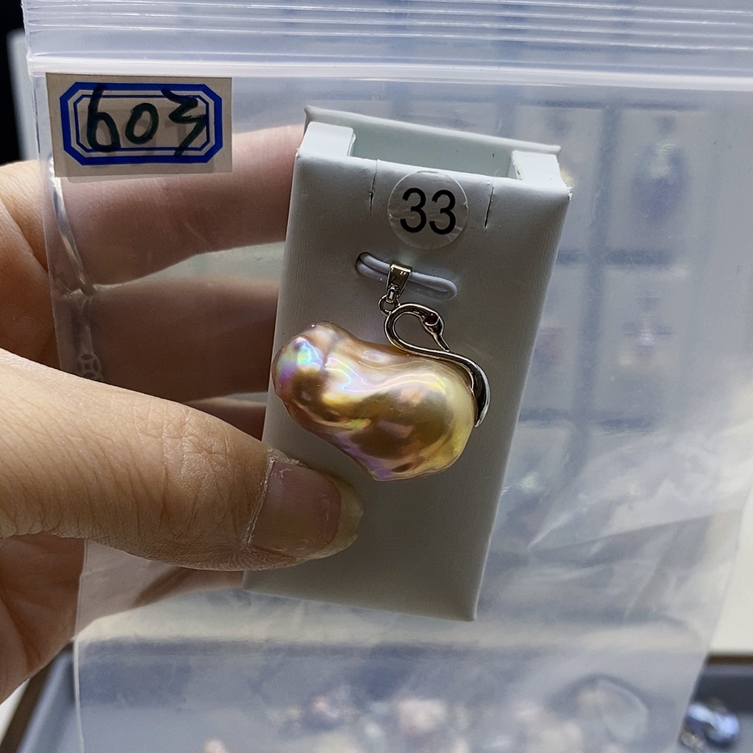 颈饰合金淡水珍珠