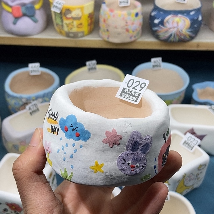 红陶29 2.12 手工盆接图定制