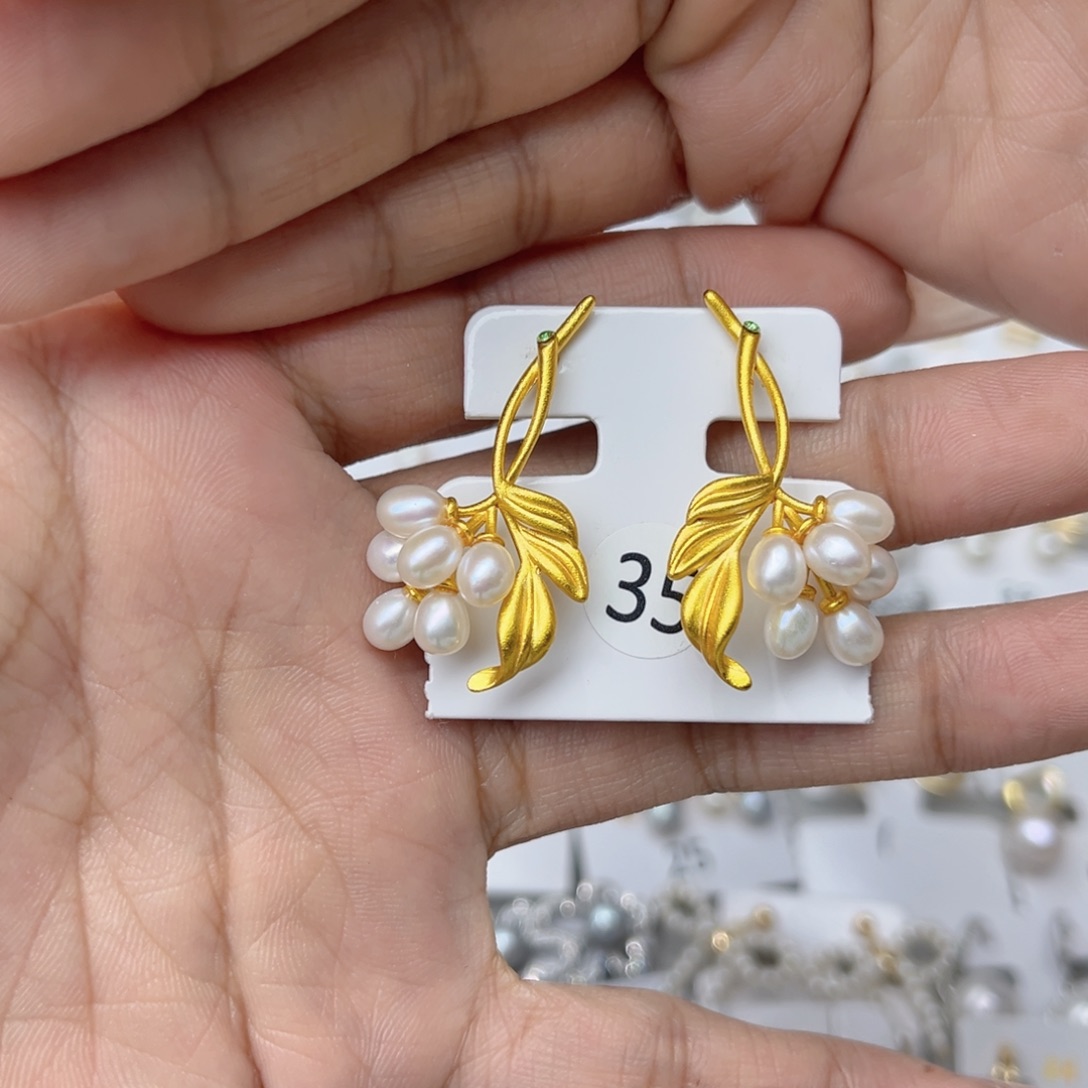 布***西合金淡水珍珠戒指