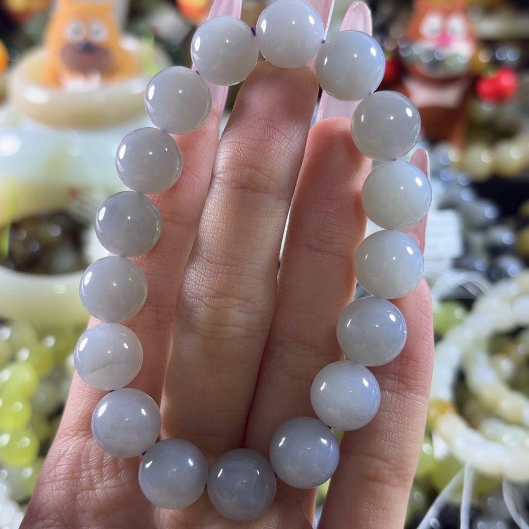 和田玉未镶嵌手链177