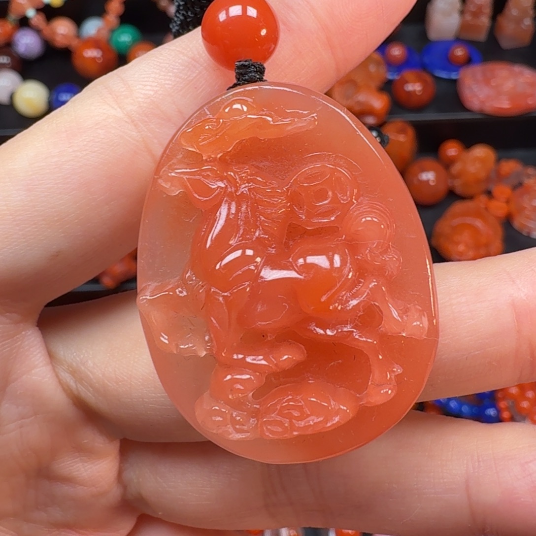 南红玛瑙未镶嵌马