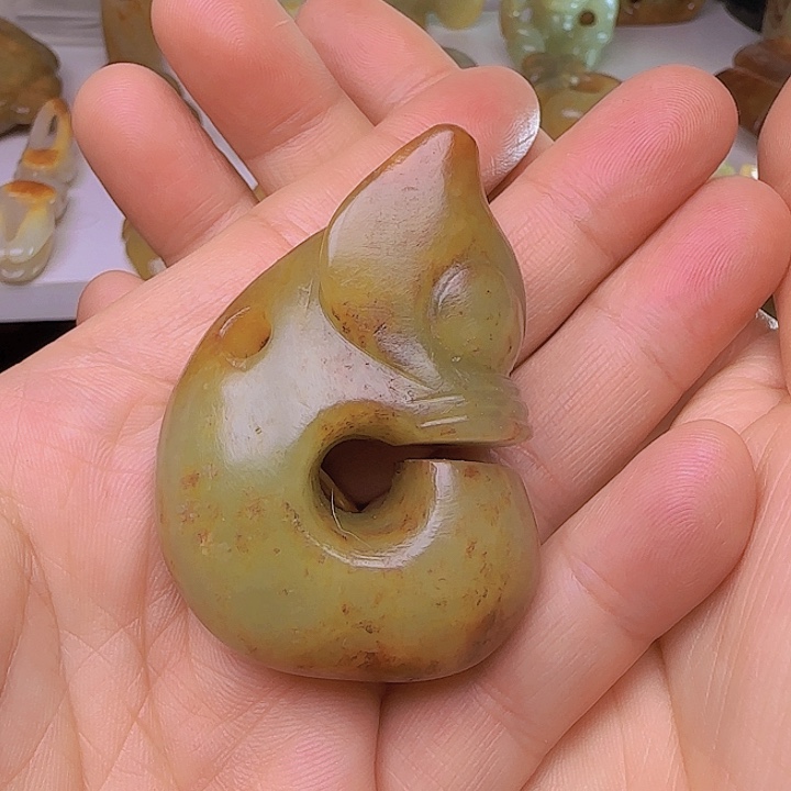 和田玉吊坠(不含链)未镶嵌