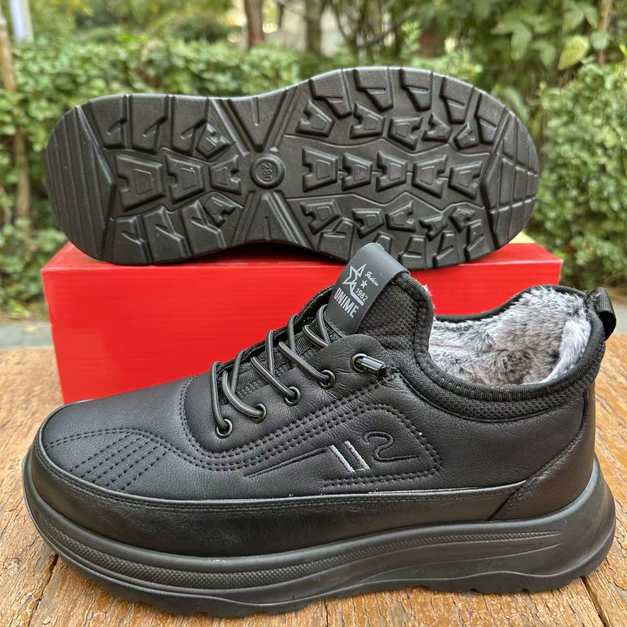 冬季特大号48棉鞋45中老年加厚加绒保暖47软底防滑爸爸46东北男鞋