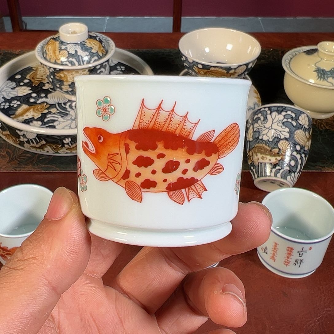 杯景德镇手工手绘陶瓷