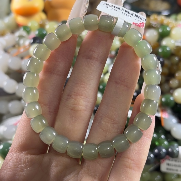 和田玉未镶嵌手链257