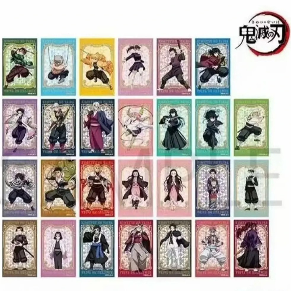 动漫周边谷子小卡吧唧徽章立牌透卡无限城篇回忆透卡