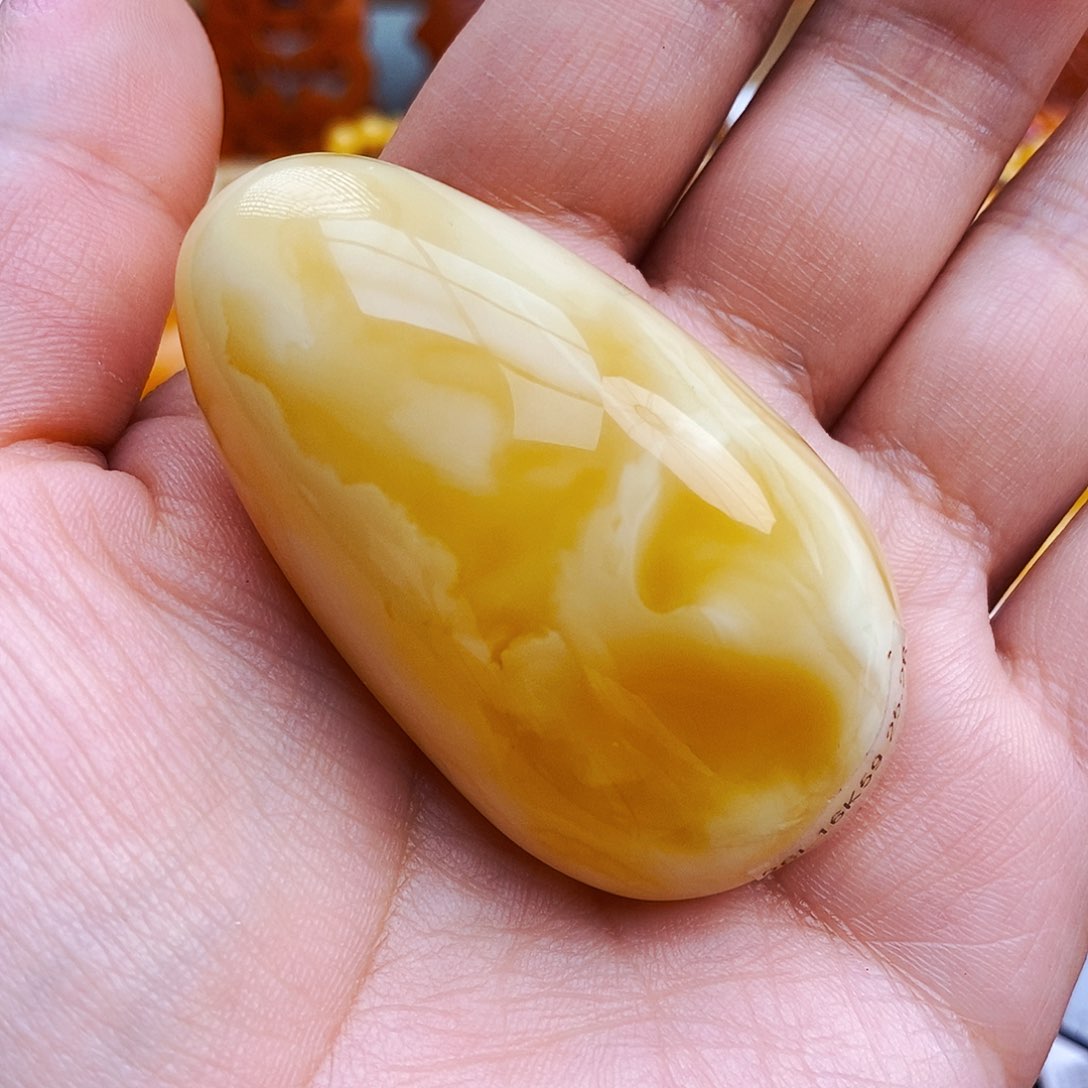 蜜蜡颈饰未镶嵌橙*天然保真假一赔十26