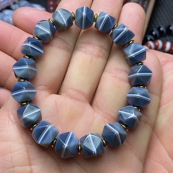 玛瑙/玉髓未镶嵌手链